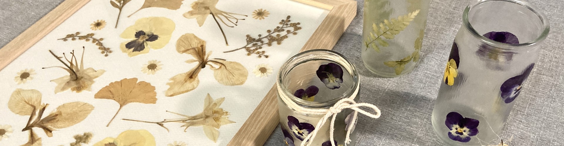 Pressed Flower Holiday Gifts